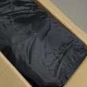 10L0L Golf Cart 4 Passenger Enclosure for Club Car Precedent Short Roof 57.5" Deluxe 600D Golf Cart Heavy Duty Rain Cover with 4 Zipped Doors Clear PVC Windows (Latest Improved Version) (Black/Orange)