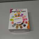 Beginners Crochet Yarn Set - 3x50g Snowy White, Chunky Thick Bulky Cotton Soft for Easy Stitches, Knitting & Crocheting