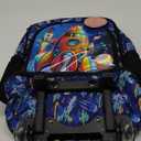 Kids Suitcase for Boys, Rockets Rolling Luggage with WheelsTravel Carry on for Children Toddler Elementary (New UV Printing Rockets Luggage)