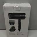 ANNLARY Hair Dryer with Comb | 1800W Blow Dryer with Diffuser for Curly Hair | Plasma Ionic Hairdryer for Frizz Control | Foldable & Protable Design for Travel | 6.5 ft ALCI Cord