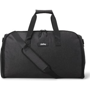 Halfday Convertible 2-in-1 Garment Duffel Weekender Bag 45L: Wrinkle-Free Travel (Hanging Suit Compartment, Shoe Pockets, Trolley Sleeve), Durable & Water-Resistant Carry-on, Shadow