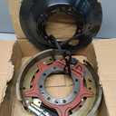 12-1/4 x 3-3/8 Left Hand Electric Trailer Brake Assembly K23-450-00 023-450-00 Compatible with Dexter Trailer 9000-10000Lbs General Duty Axles with 7-Bolt Mounting Replace 023-450 023450