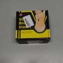 Double Sided Sticky Bra Push Up, Invisible Bra Pad Inserts for Large Breasts, Adhesive Bra for Bikini Swimsuit (Beige, Medium)