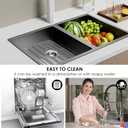 2Pack Kitchen Sink Protectors Silicone Sink Protectors Plastic 13" X 11" Dish Rack Protect From Stains Damage Scratches Dishwasher Safe For Kitchen (Grey 2PCS)