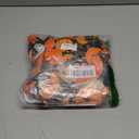 TUNEVUSE Men Halloween Shirts Adult Pumpkin Print Long Sleeve Casual Button Down Shirt Costumes Size 3XL