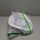 Pochik Sitz Bath for Toilet Seat Hemorrhoids and Postpartum Care, Yoni Steam Seat, Perineal Soaking, Collapsible, Flusher Hose, Drain Holes, Wider Seating Area - Blue