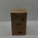 100 Pack 20 oz Plastic Clear Cups with Lids and Straws, Disposable Coffee Cups with Lids for Iced Coffee, Cold Drinks, Smoothie and Milkshake