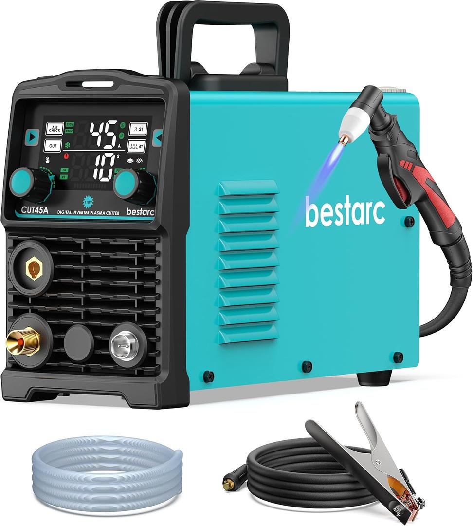 Bestarc 45A Plasma Cutter Machine, 110V Contact Touch Cutting