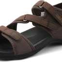 UBFEN Womens Hiking Comfortable Sport Walking Sandals Outdoor Athletic Water Sandals with Three Adjustable Straps 37
