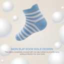 Aroveea Non Slip Grip Ankle Baby Socks 12 Pack for Toddler Boys and Girls Kids,Infant Cute Cotton Baby Socks