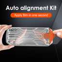 Didisky 4-Pack for iPhone 16 Privacy Screen Protector Tempered Glass, [Military Grade Shatterproof & 25 Anti-Spy], [Fingerprint Unlock Support], [4 Fast Alignment Tools], 9H Hardness