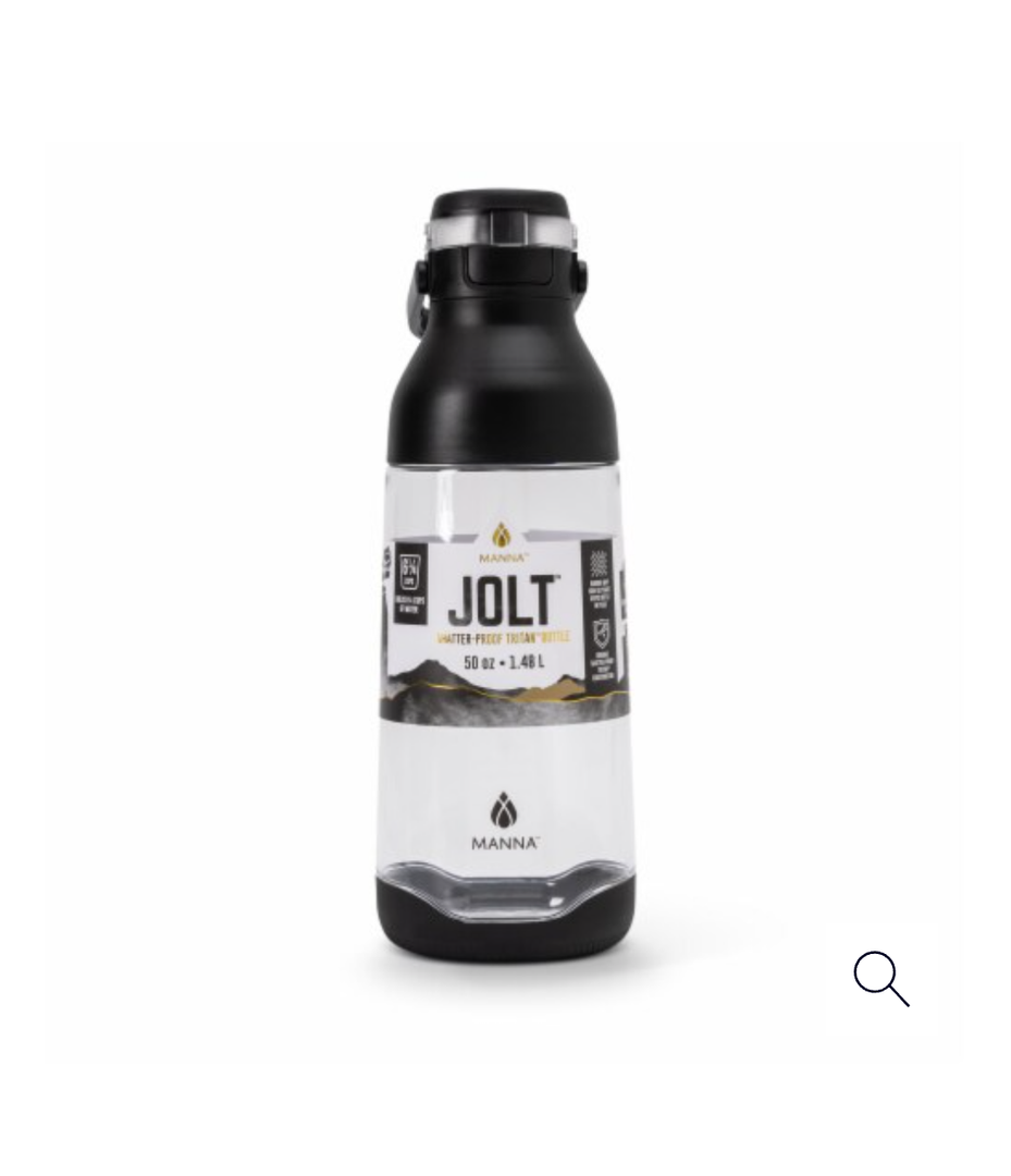 BottlesManna™ Jolt™ Shatter-Proof Tritan™ Bottle - Black