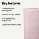 Amazon Basics Extra Thick Exercise Yoga Mat with Carrying Strap