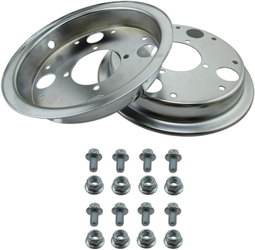 3.50 x 8" Wheel Rim With Bolts & Screws For Honda Monkey Gorilla Z50A Z50 Z50J Z50R Bike (Silver)