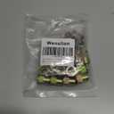 20Pcs Rivet Nut M12 Metric Yellow Zinc Plated Finish Flat Head Rivnut Threaded Insert Nut Knurled Body