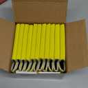 TahoeBay Blank Beer Can Cooler Sleeves Bulk Sublimation Blanks for Vinyl Plain Collapsible Foam Can Sleeves Coolers for Soda Cans and Bottles Custom Drink Holder Assorted Solid Color (Yellow)