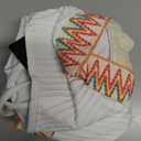 Women's High Waisted Swimsuit Two Piece Ribbed Bikini Sets Crop Top High Cut Cheeky Bathing Suits (Large)