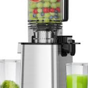 5.8" Wide Feed Slow Masticating Juicer, Whole Fruits & Vegetables, No Pre-Cutting Needed,Maximize Nutrient & Juice Yield,Orange