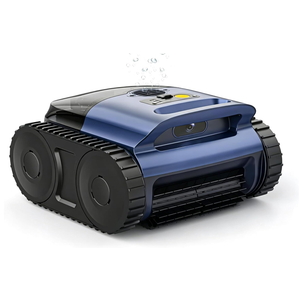 Pool Vacuum for Inground Pool & Above Ground Pool, Cordless Pool Cleaner with Smart Navigation, Self-Parking, LED Indicator, Wall&Waterline Cleaning Pool Robot up to 2150 Sq.ft