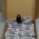 Ravinte 35 Pack 3" Drawer Pulls Flat Black Cabinet Cup Pulls Kitchen Hardware Cabinet Handles Drawer Handles Knobs 3 inch Hole Center