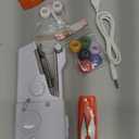 Handheld Electric Mini Sewing Machine for Beginners Adult,Portable Stitching Single Thread Sewing Machine Sewing Kit for Quick Clothes Repairs,Suitable for Home DIY,Battery or USB Powered