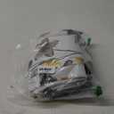 H.VERSAILTEX 100% Blackout Curtains 84 inch Length 2 Panels Set Cattleya Floral Printed Drapes Leah Floral Thermal Curtains for Bedroom with Black Liner Sound Proof Curtains, Grey and Yellow