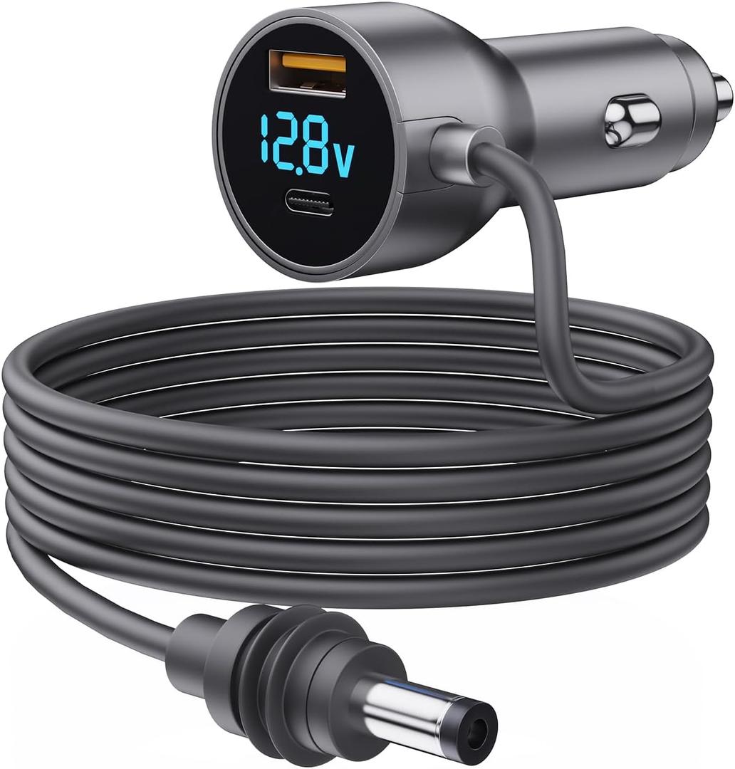 Starlink Mini Cable,Starlink Mini Accessories Car Charger, 3-in-1 DC Power Cable with 12V-48V Cigarette Lighter Adapter,PD 30W + USB-A 30W + DC 72W Car Power Supply for Trucks, RVs, Boats(10Ft)