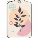 2Pack Luggage Tags for Suitcases, Cute Unique Pu Leather Cruise Luggage Tag with Privacy Cover ID Label Address Card and Metal Ring Suitable for Women Men Kids Travel Bag