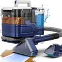 Portable Carpet Cleaner & Upholstery Cleaner Machine - 21Kpa Carpet Cleaner Machine, Self-Cleaning, Deep Cleaner for Pet Stains, Cars, Couch, Rug, Furniture with Dual Brush, Large Tank, Blue
