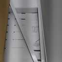 PAKETA 1 Pack Expandable Pull Out Cabinet Organizer, 21'' Deep Pull Out Drawers for Cabinets, Upgrade 3 Slide Rails Sliding Drawers for Cabinet with Adhesive Nano Film (White)