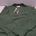 PRETTYGARDEN Women's Fall Oversized Sweaters Casual Crewneck Pullover Long Sleeve Fuzzy Chunky Knit Tops Blouse (Medium, Dark Army Green)