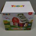 Montessori Toddler Toys for 1 2 3 Year Old Boys Girls, Musical Farm Animals Barn Toy with Sound & Light, Learning Toys for Toddler 1-3, Birthday Gift for Baby Kid 12-18 Months,Shape Sorting Fine Motor