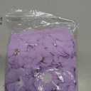 PATIKIL 2" Chiffon Flowers, 30Pcs Fabric Flowers Sewing Appliques Embellishments with Rhinestone Pearl for DIY Crafts Wedding Headbands Party Decoration, Purple
