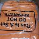 Windyun 100 Pcs Reusable Tote Bag Bulk 8 x 4 x 10 Inch, Orange
