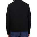 Nautica Men's Wool Blend Lightweight Insulated Jacket Printed Diamond Quilted Interior, BlackRegular XX-Large