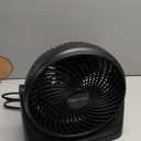 Amazon Basics Air Circulator Fan, Desk Fan for Bedroom, Home and Office, With 90-Degree Tilt Head, 3 Speed Settings, Lightweight (3 LBS), 35 Watts, Black, 11.1"W x 6.3"D x 10.9"H