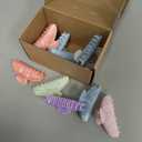 14 Pack Acrylic Hair Claw Clips Large Non-Slip Claw Clip for Thick Thin Cute Hair Clips Bulk for Women Girls Ladies Home Out Headpiece