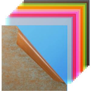 16 Pcs 8 x 8 Inches Colored Acrylic Sheet Translucent 1/8 Thick Acrylic Sheets for Laser Cutting Acrylic Board Acrylic Panel for Crafting, Cutting, Sawing, and Engraving