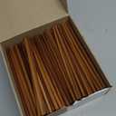 Reed Drinking Straws, Ecological, Biodegradable, 100% Plant-based, Dark Chocolate Color, Great for Smoothies, Milkshakes, Frozen & Signature Cocktail, Hot Tea and Coffee, 200 ct. Tall 8 inch, Medium