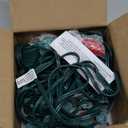 C7 LED Christmas Lights Outdoor, 25FT Vintage Christmas LED String Lights Multicolor Plug-in Waterproof E12 Base (0.6 W) for Indoor Xmas Tree Outdoor Holiday Roofline, Garden, Patio, Party Decor