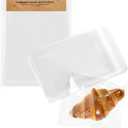 EKAPACKAGING Clear 5x7 Inches 200Pcs Self Sealing Cellophane Cookie Bags Christmas Treat Individual Party Favor Bag Plastic Sealable Small Goodie Cello Snack Gift Packaging with Seal
