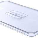 Carlisle FoodService Products StorPlus Handled Lid for Food Pan, Cover for Food Storage Containers, 20.75" x 12.88", 6 Count, Clear