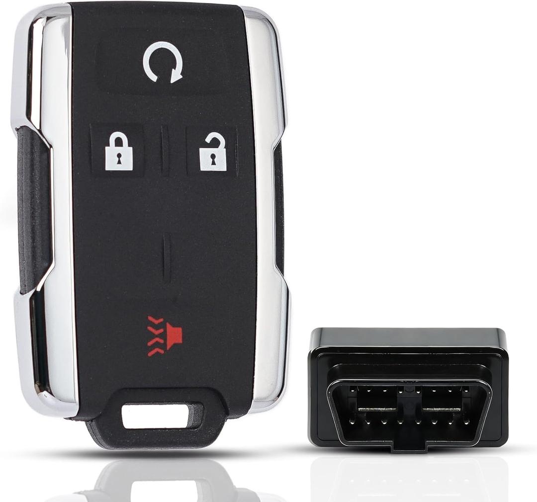 MechanMagic DIY Key Fob Replacement Kit Fits for Chevrolet Silverado GMC Sierra 2014-2018 GMC Canyon Chevrolet Colorado 2015 2016 2017 2018 Keyless Entry Remote Control M3N-32337100 22881480 315MHZ