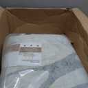 YIHOUSE Modern Washable Area Rug for Living Room Bedroom - Large Abstract Black and White Rug Non-Slip Ultra-Thin Home Decor (Warping, 9'x12')