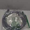 Elecoman 1 inch 25ft Liquid-Tight Conduit and Connector Kit, Flexible Non-Metallic Liquid Tight Electrical Conduit Kit with 5 Straight and 3 90-Degree Connector Fittings, 1in. Dia