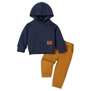 Neutocd Baby Boy Clothes Outfits Long Sleeve Hoodie Tops Sweatshirt Pants Set for Infant Toddler Fall Winter Sweatsuit (18-24 Months)