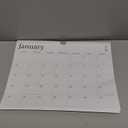 Calendar 2026 - Wall Calendar from January 2026 to June 2027, 2026 Calendar with Holiday Marked, Premium Paper for Organizing, 8.5'' x 11'',Black Word