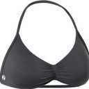 AUROLA Influence Strappy Bra Sports Bras for Women, Backless Padded Impact Strappy Bra Workout Gym Yoga with Removable Cups, S (Black)