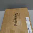 Cat Window Perch with Industrial-Grade Suction Cups - Solid Pine Wood Hammock Bed, Soft Cushion - 42 lb Capacity for Cats Inside (Medium, Beige)