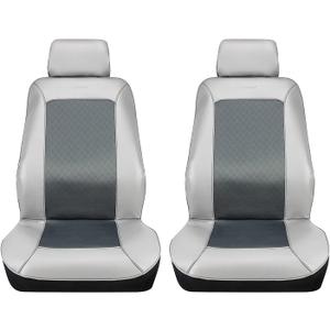Pilot Automotive Slate Gray Seat Cover Pair with Microban (MIC-053) 